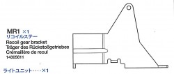 Recoil Gear Bracket (MR1) for Tamiya KV-1 / KV-2 (56028, 56030)