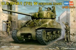 U.S. M4A1 Medium Tank Sherman - 76mm - 1/48