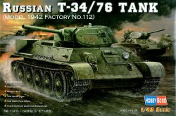 Russian T-34/76 Tank - Model 1942 Factory No. 112 - 1/48