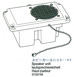 Lautsprechereinheit für Tamiya Königstiger (56018) 1:16