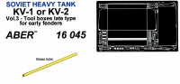 KV-1 / KV-2 PE Set Vol. 3 - Tool box late type for early fenders