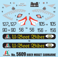 Deutsches Kleinst U-Boot Biber - 1:35