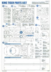 Instructions for Tamiya King Tiger (56018) 1:16