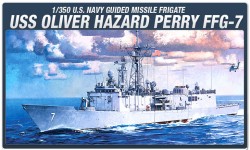 USS Oliver Hazard Perry FFG-7 - US Navy Frigate - 1:350