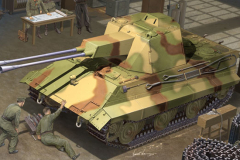 Deutscher Flakpanzer E-50 - 1:35