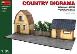 Country Diorama with Houses - 1/35
