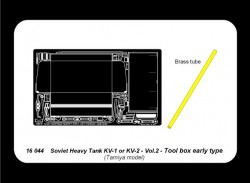 KV-1 / KV-2 Photo-etched Set Vol. 2 - Tool box late type for early fen