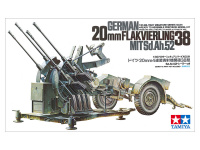 Flakvierling 38 2cm mit Sd.Ah. 52 - 1:35