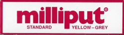 Milliput - Standard - Gelb / Grau (Grey Yellow) - 2K Spachtelmasse