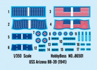 USS Arizona BB-39 - 1941 - 1/350