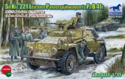 German Sd.Kfz. 221 Leichter Panzerspähwagen (s.Pz.B.41) - 1/35