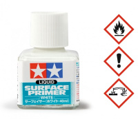 Tamiya Flüssiger Surface Primer / Spachtel - Weiß - 40ml