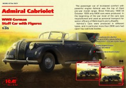 Opel Admiral Cabriolet - German Staff Car - 1/35