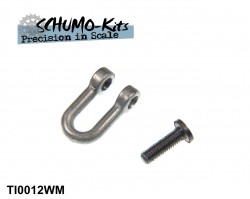 Towing Shackles Tiger I - 1/16 (4 pcs with flathead bolt)