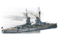 WWI German Battleship SMS König - 1/350