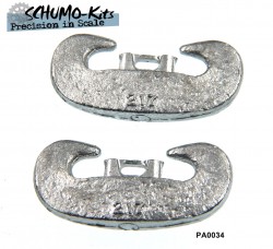 C-hitches set (towing hitches) for Panther / Jagdpanther - 1/16