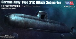 German Navy Type 212 - Attack Submarine - 1/350