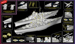 Deutsches Schlachtschiff Bismarck - 1:200