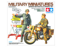 German Motorcycle Orderly Set - 1/35