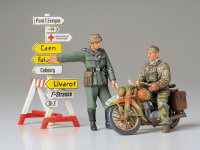 German Motorcycle Orderly Set - 1/35
