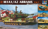 M1A1 / A2 Abrams - 5 in 1 - US Main Battle Tank - 1/35