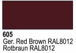 Primer German Red Brown RAL8012 Acrylic Polyurethan - 17ml