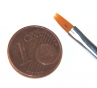 Size 2 brush, flat - Synthetic