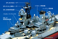 USS New Jersey BB-62 - US Navy Battleship - 1:350