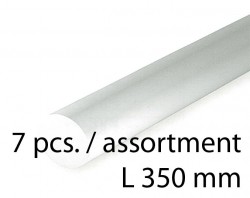 Round rods - Assortment L 350 mm (7 Pcs.)