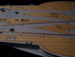 Wooden Deck for 1/200 USS Arizona BB-39 1941 - Trumpeter 03701- 1/200