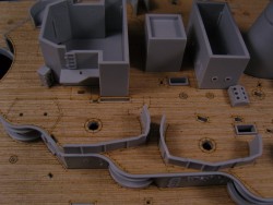 Wooden Deck for 1/200 USS Arizona BB-39 1941 - Trumpeter 03701- 1/200