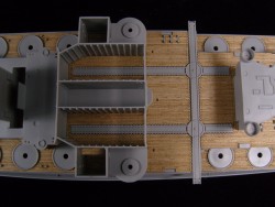 Wooden Deck for 1/350 HMS Queen Elizabeth - Trumpeter 05324 - 1/350