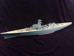 Holzdeck für 1:350 DKM Bismarck - Tamiya 78013 - 1:350