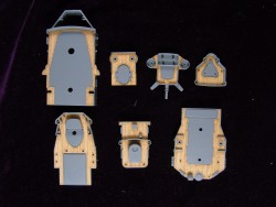 Holzdeck für 1:350 DKM Bismarck - Tamiya 78013 - 1:350