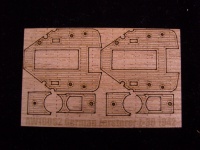 Holzdeck für 1:350 DKM Zerstörer Z-30 1942 - Trumpeter 05322 - 1:350