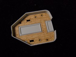 Holzdeck für 1:350 DKM Zerstörer Z-30 1942 - Trumpeter 05322 - 1:350