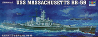 USS Massachusetts BB-59 - 1:350