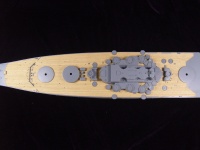 Wooden Deck for 1/350 IJN Musashi - Tamiya 78016