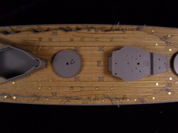 Holzdeck für 1:350 SMS König inkl. Fotoätzteilen - ICM S.001 - 1:350