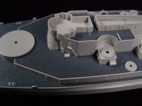 Holzdeck Blau für 1:350 USS Alabama BB-60 - Trumpeter 05307 - 1:350