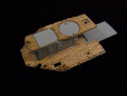 Holzdeck für 1:350 DKM Zerstörer Z-38 - Dragon 1049 - 1:350