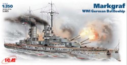 WWI German Battleship SMS Markgraf - 1/350