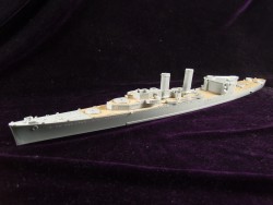 Holzdeck für 1:350 USS San Francisco 1944 - Trumpeter 05310 - 1:350