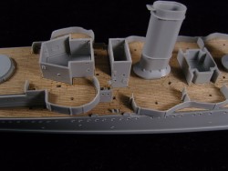 Wooden Deck for 1/350 USS San Francisco CA-38 1944 - Trumpeter 05310 - 1/350