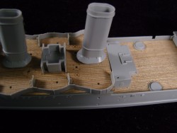 Wooden Deck for 1/350 USS San Francisco CA-38 1944 - Trumpeter 05310 - 1/350