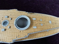 Holzdeck für 1:350 Russisches Schlachtschiff Sevastopol - Zvezda 9040 - 1:350