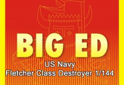 Big Ed PE Parts Set for 1/144 USN Fletcher Destroyer - Revell 05091 - 1/144