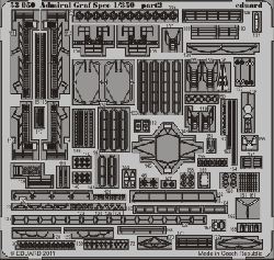 Photo-Etched Parts for 1/350 DKM Graf Spee - Academy 14103 - 1/350