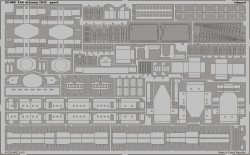 Photo-Etched Parts for 1/350 USS Arizona BB-39 - Hobby Boss 86501 - 1/350