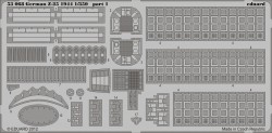 Fotoätzteile für 1:350 DKM Zerstörer Z-25 - 1944 - Trumpeter 05321 - 1:350